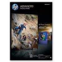 Hewlett Packard HP Advanced A4 Glossy Photo Paper 50 Sheets 250gsm