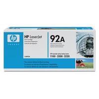 Hewlett Packard HP 92A Black Ultraprecise Toner Cartridge Yield 2, 500