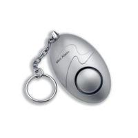 Helix Personal Mini Alarm 100dB Siren Rip-Cord Activation Silver