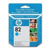 hewlett packard hp 82 cyan ink cartridge 28 ml ch566a