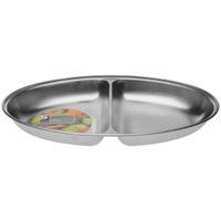 Heatons Steel Oval 2 Part Dish