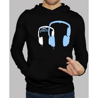 headphones sweatshirt man / impact ©