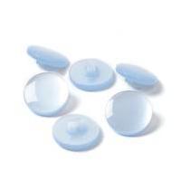 Hemline Baby Blue Basic Knitwear Button 6 Pack