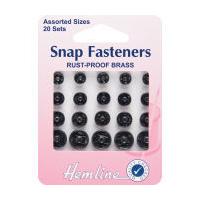 hemline snap fasteners 20 pack