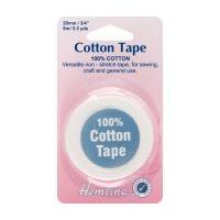 hemline white cotton tape 20 mm