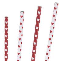 Heart Paper Straws