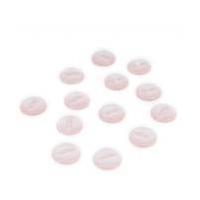 hemline pink basic fish eye button 13 pack