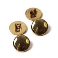 Hemline Gold Metal Blazer Button 4 Pack