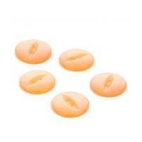 Hemline Orange Basic Fish Eye Button 5 Pack