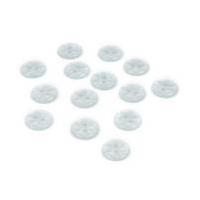 Hemline Baby Blue Basic Star Button 14 Pack