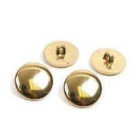 Hemline Gold Metal Blazer Button 4 Pack