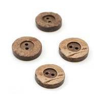 Hemline Assorted Novelty Wood Button 4 Pack