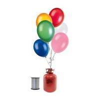 helium canister and balloons bundle