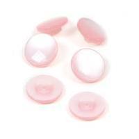 hemline pink basic knitwear button 6 pack