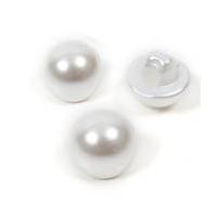 hemline cream basic pearl effect button 6 pack