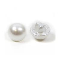 Hemline Cream Basic Pearl Effect Button 2 Pack