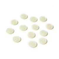 Hemline Cream Basic Shirt Blouse Button 13 Pack