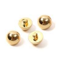 Hemline Gold Metal Dome Button 4 Pack