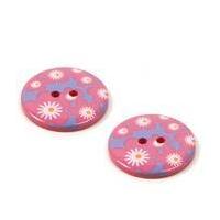 hemline assorted novelty patterned button 2 pack