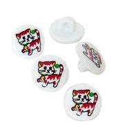 hemline kitten buttons 5 pack