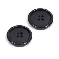 hemline royal blue basic holes button 2 pack