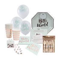 Hello World Baby Shower for 16 Bundle
