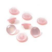 Hemline Pink Basic Knitwear Button 8 Pack