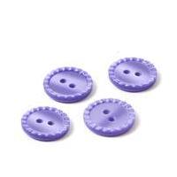 hemline lavender basic fancy edge button 4 pack