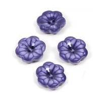 Hemline Lavender Novelty Flower Button 4 Pack