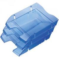 Helit PET Recycled Letter Tray Blue H2363530