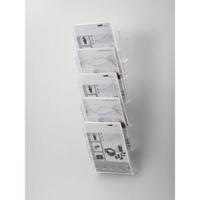 Helit Transparent Grey 5-Pocket A4 Literature Display H61031