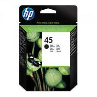 hewlett packard hp 45 black inkjet cartridge 51645ae