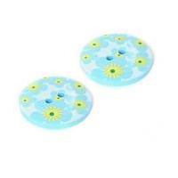 hemline assorted novelty patterned button 2 pack