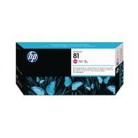 hewlett packard hp 81 magenta dye printhead and cleaner c4952a