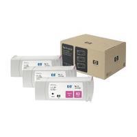 Hewlett Packard HP 83 Magenta DesignJet UV Ink Cartridges Pack of 3