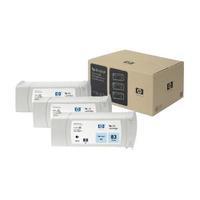 Hewlett Packard HP Light Cyan 83 UV Inkjet Print Cartridge Pack of 3