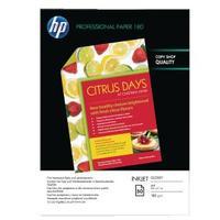 Hewlett Packard HP A4 White Professional Glossy Inkjet Paper 180gsm
