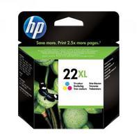 hewlett packard hp 22xl cyanmagentayellow high yield inkjet cartridge