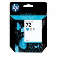 hewlett packard hp 72 cyan ink cartridge c9398a