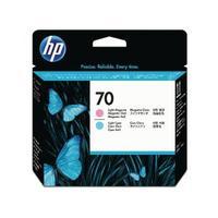 Hewlett Packard HP 70 Light MagentaLight Cyan Printhead Pack of 2