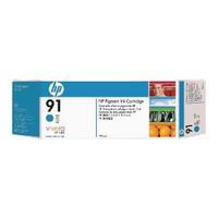 Hewlett Packard HP 91 Inkjet Cyan Cartridge Pack of 3 C9483A