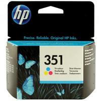 Hewlett Packard HP 351 CyanMagentaYellow Inkjet Cartridge CB337EE