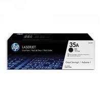 hewlett packard hp 35a black laserjet toner cartridge pack of 2