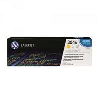 hewlett packard hp 304a yellow laserjet toner cartridge cc532a