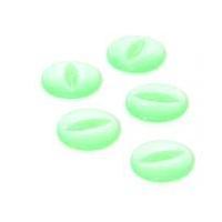 Hemline Light Green Basic Fish Eye Button 5 Pack