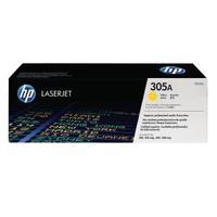 hewlett packard hp 305a yellow laserjet toner cartridge ce412a