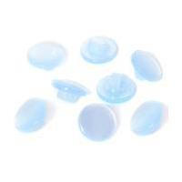 Hemline Baby Blue Basic Knitwear Button 8 Pack