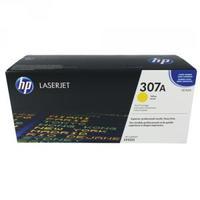 hewlett packard hp 307a yellow laserjet toner cartridge ce742a