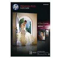 Hewlett Packard HP A4 White Premium Plus Glossy Photo Paper Pack of 20