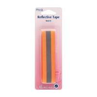 Hemline Orange Reflective Tape 25 mm x 2 m